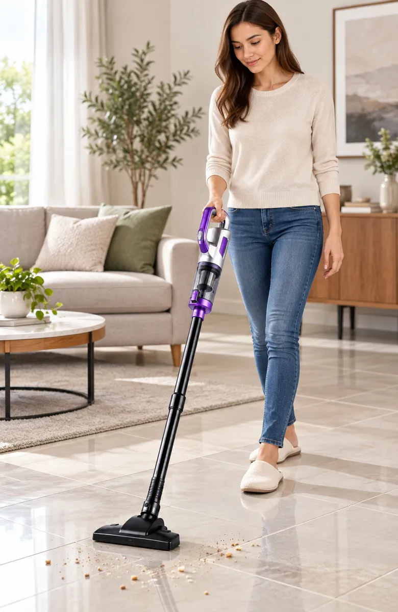 Aspirapolvere 2-in-1 senza fili, portatile e a bastone