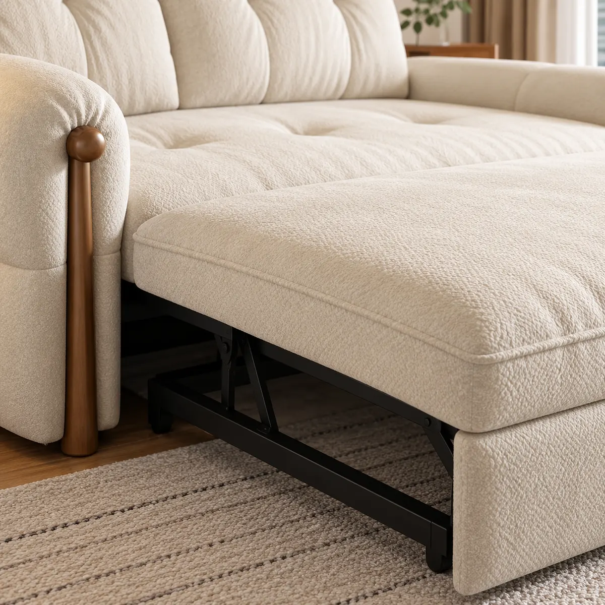 Pull-Out Bed Frame Detail