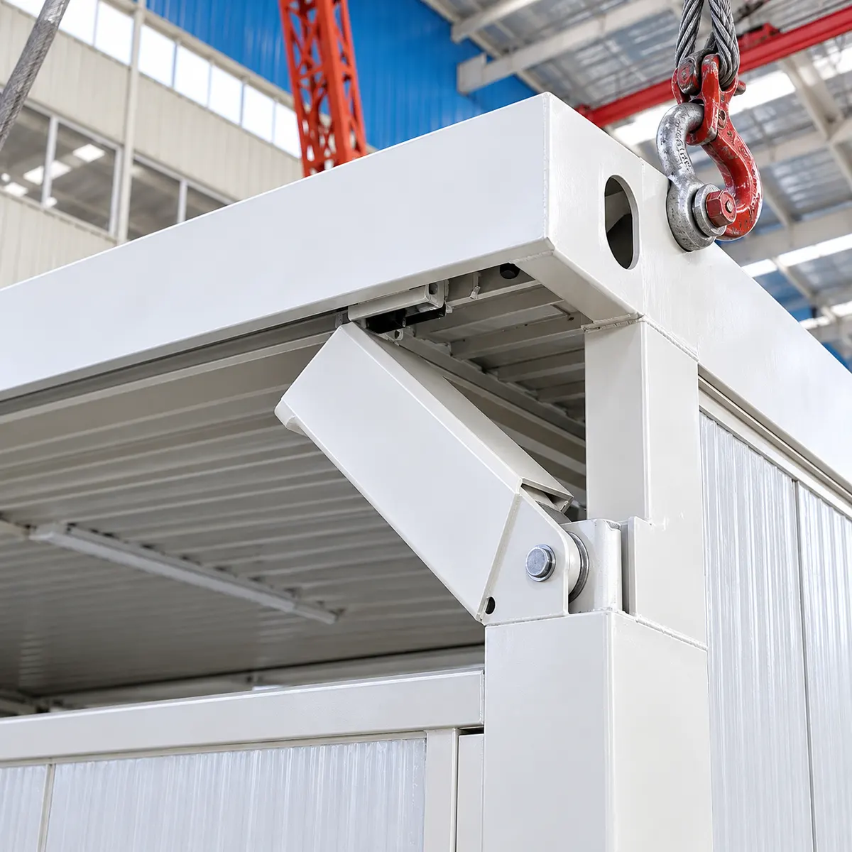 Montaje de bisagra plegable de techo