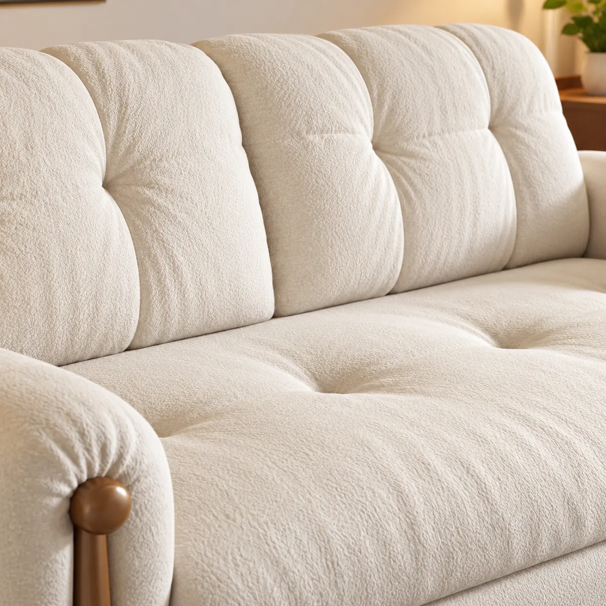 Tufted Backrest & Seat Detail