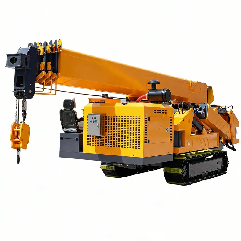 12-16 ton crawler spider crane