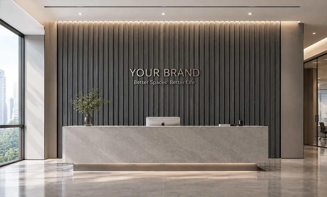 Gewerbe flächen Feature Wall