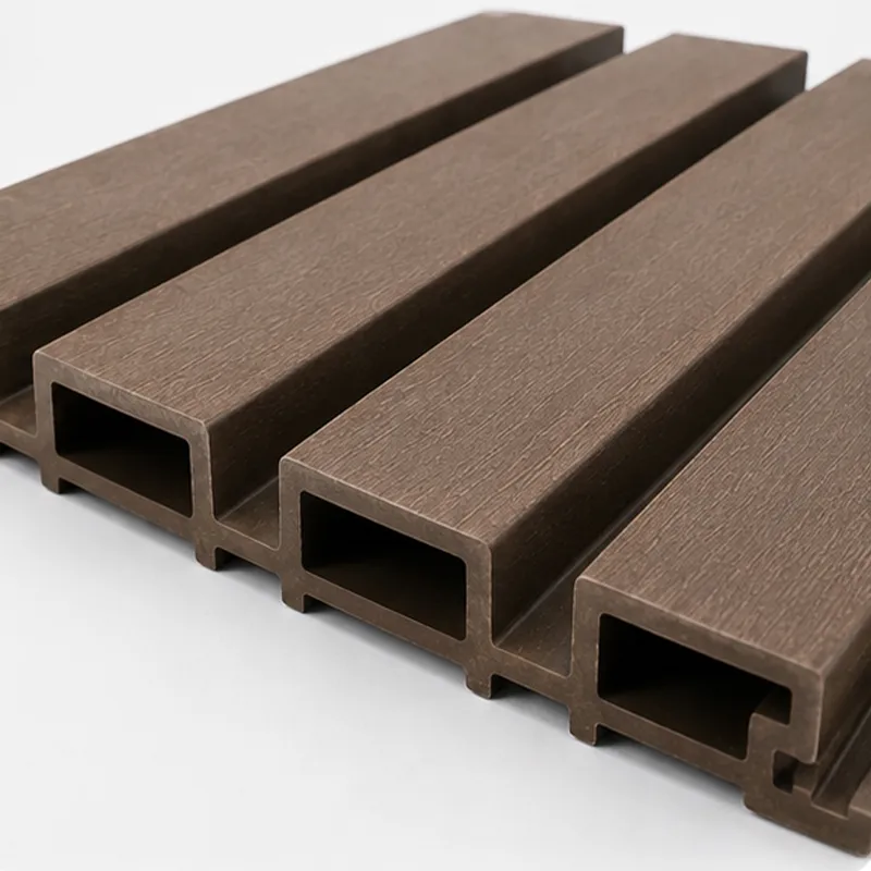2e génération Co-extrudé Grande Muraille Panneau-Détail Images-3D profil cannelé