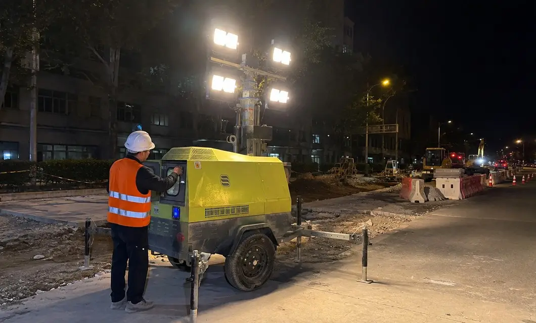 Temporary lighting for outdoor activities