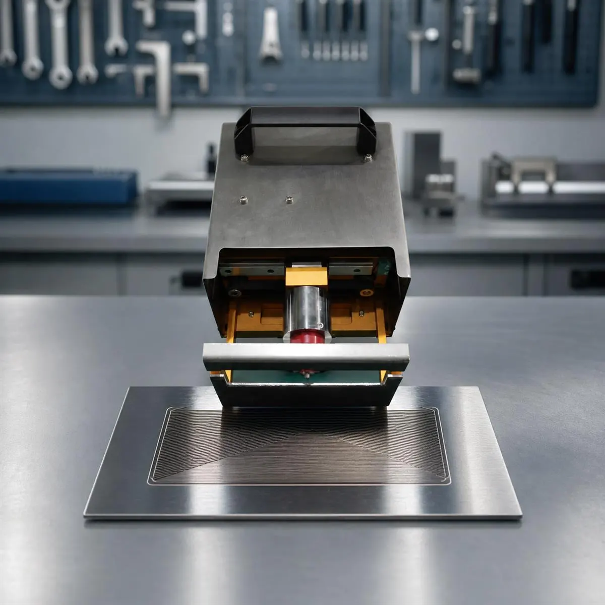 90 × 30mm portable métal machine de marquage