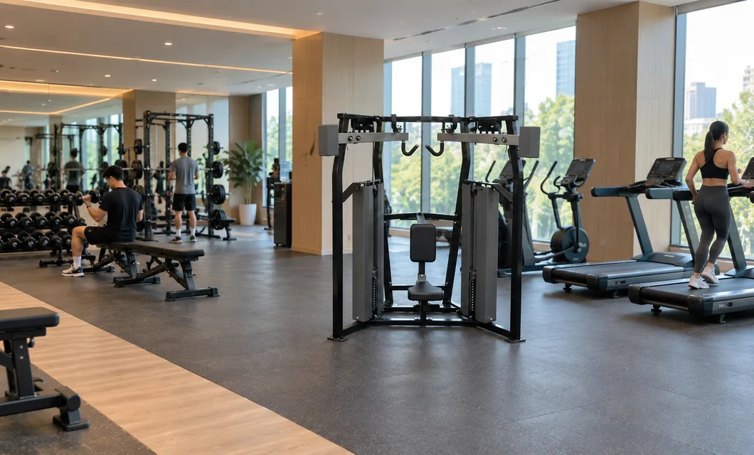 Fitnesszone binnenshuis