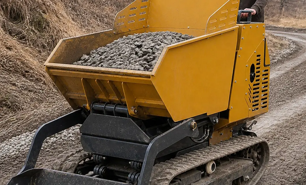 Road base delivery for roadside repair work