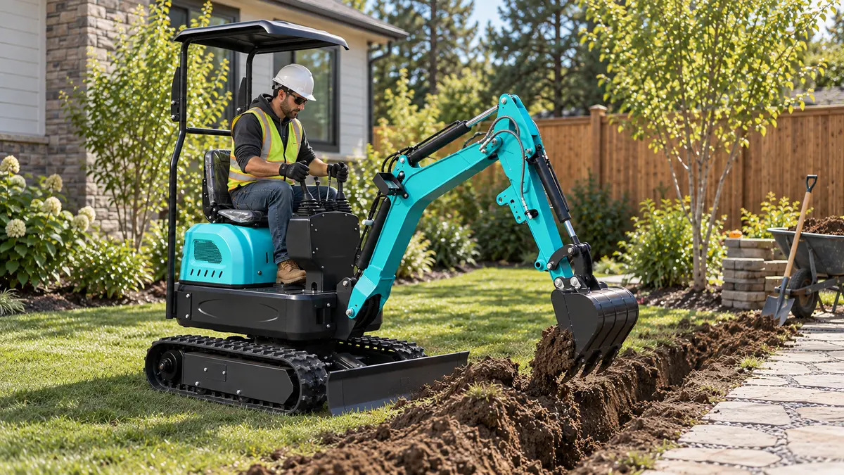 Backyard Landscaping Excavation