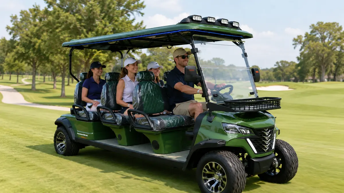 Servicio de traslado al campo de golf