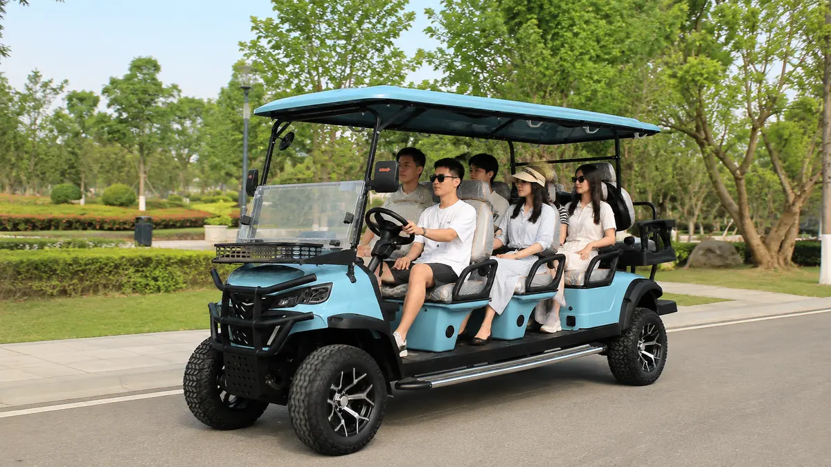 Xe đưa đón tham quan công viên