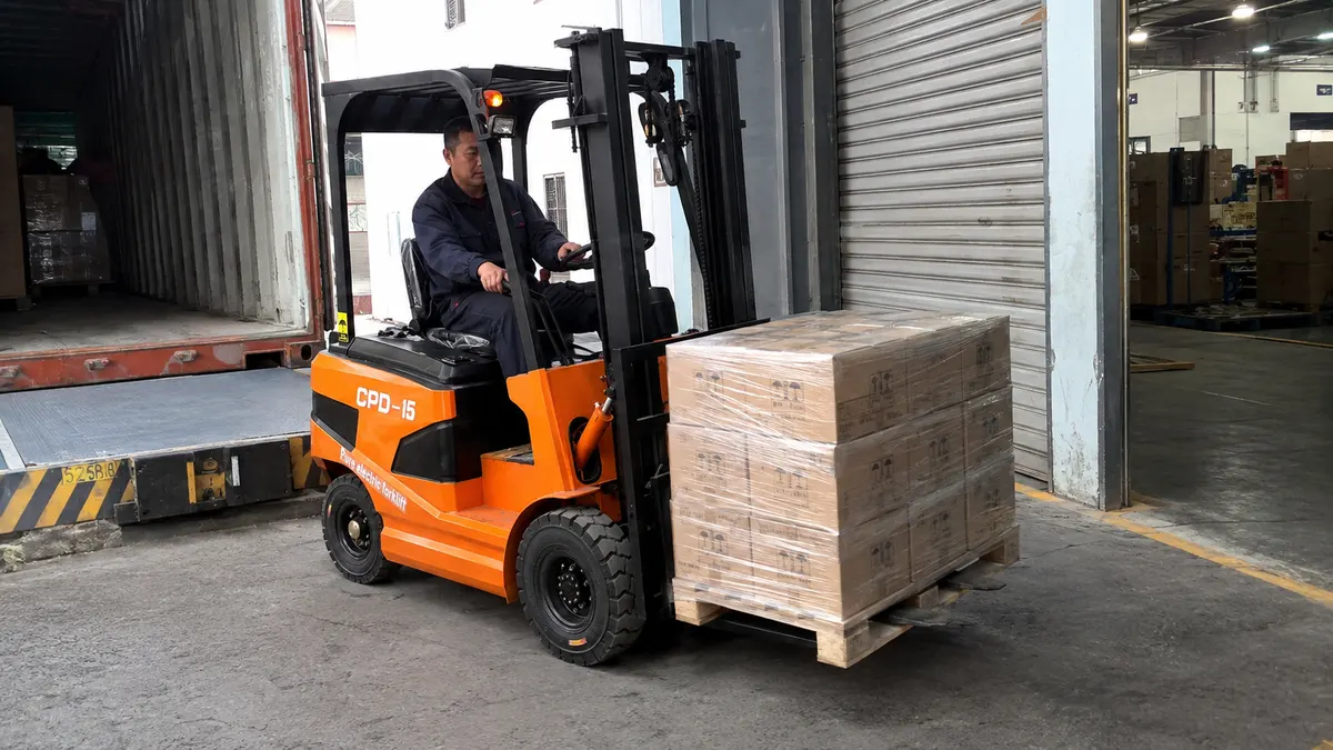 Factory Workshop Material Delivery