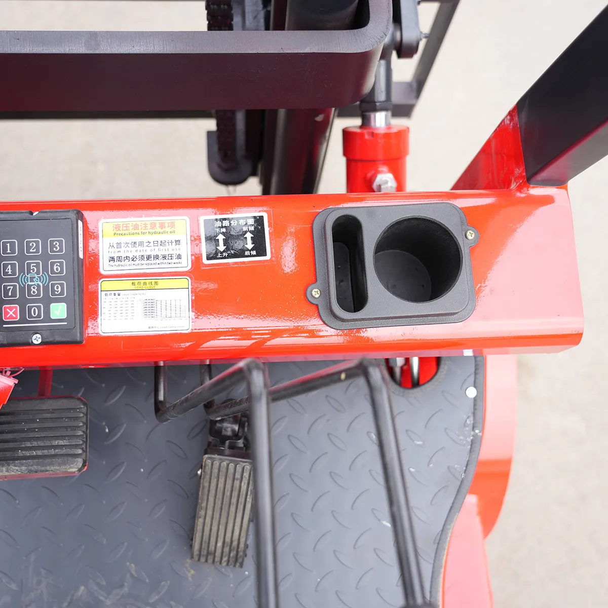 CPD-20(2) – Detail Drawing – Control Console and Pedals 2