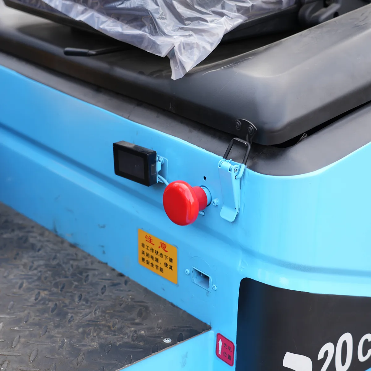 CPD-20(1) – Detail Drawing – Emergency Stop Switch and Charging Port