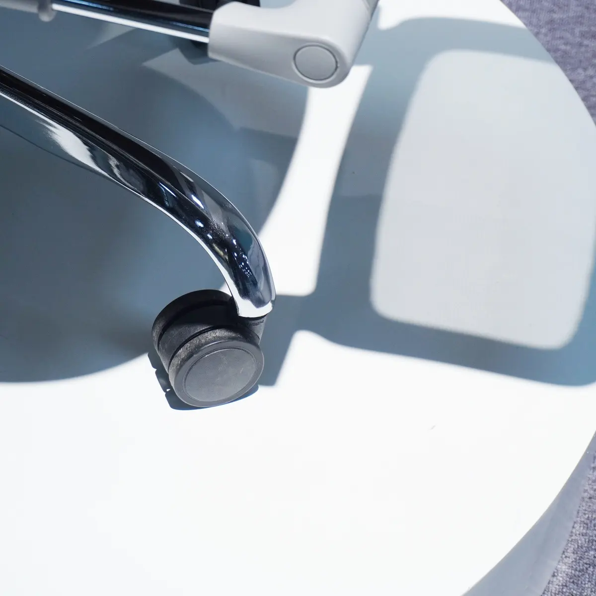 Chrome Caster Close Up