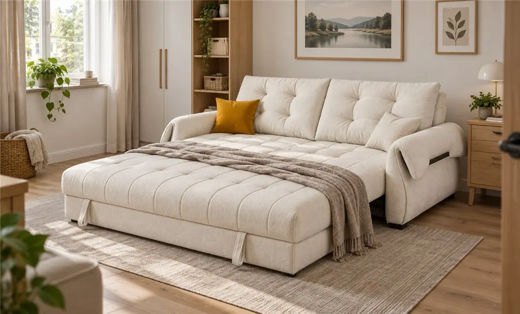 Kompakte Gästezimmer-Umgestaltung