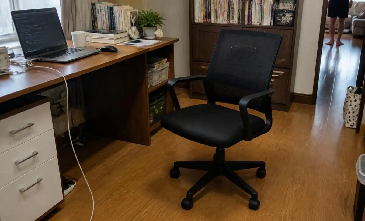 Compact seating for small desks