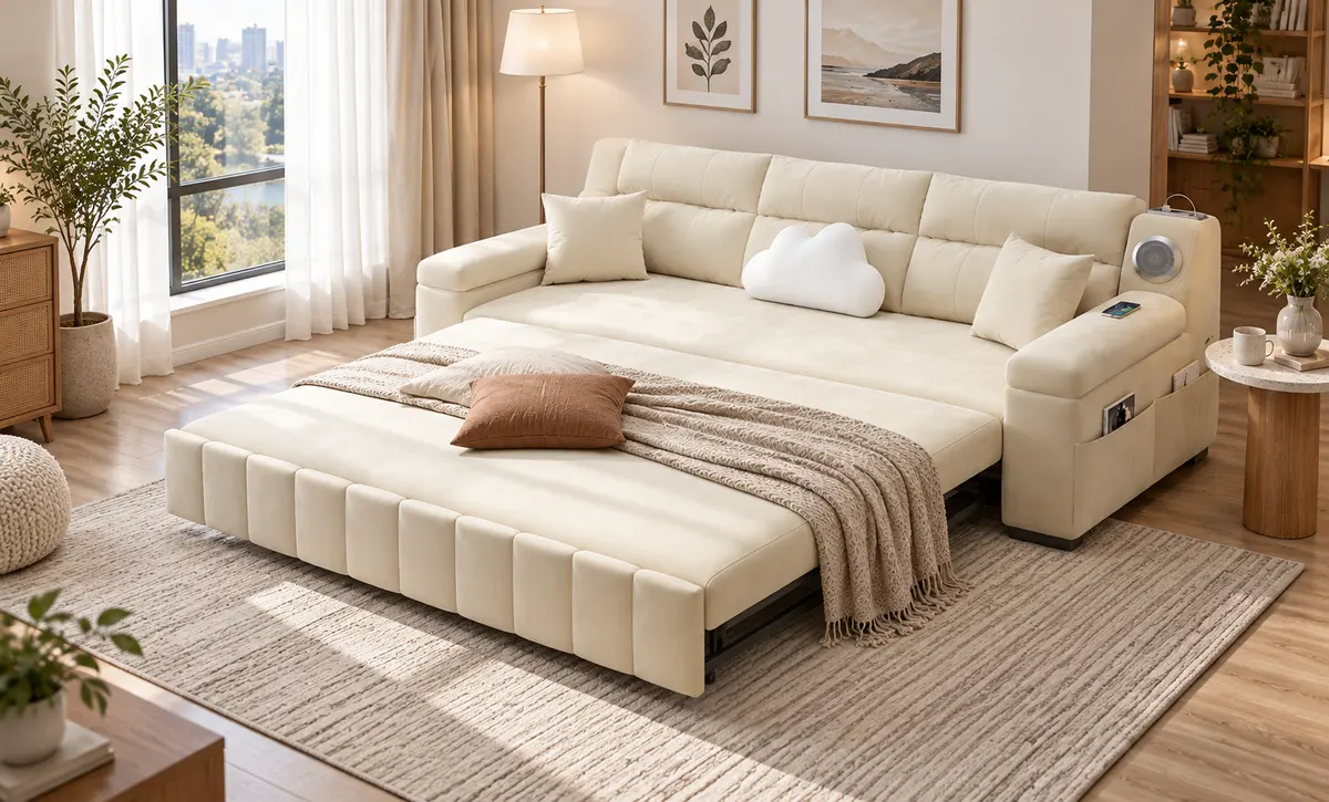Convertible Sofa Bed Scene