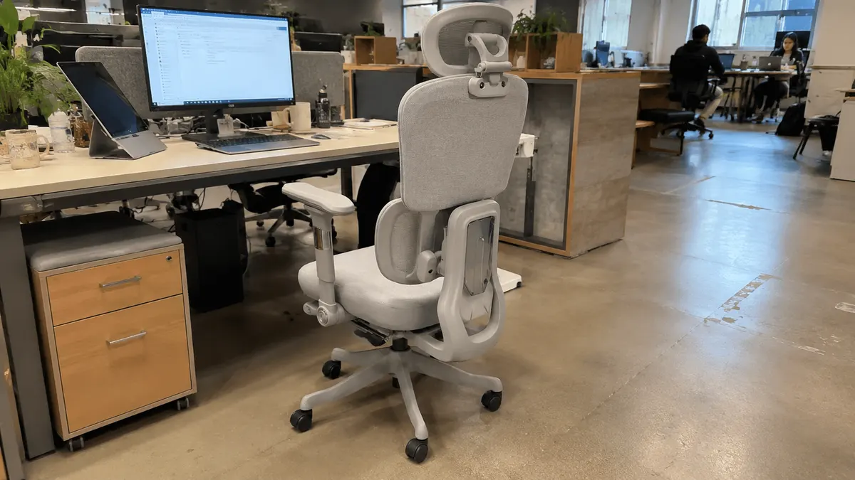 Cushioned seating for shared desks