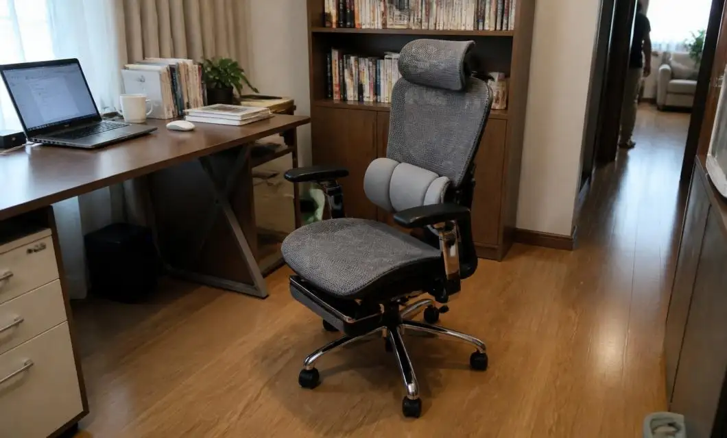 Dark mesh support for study desks