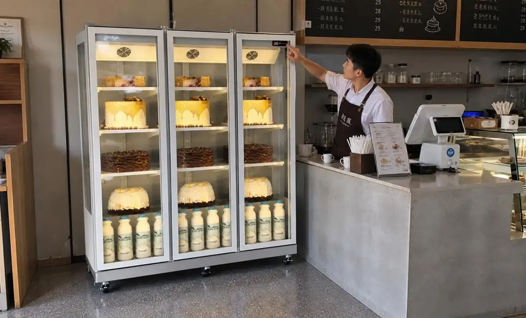 Quầy tráng miệng quán cà phê