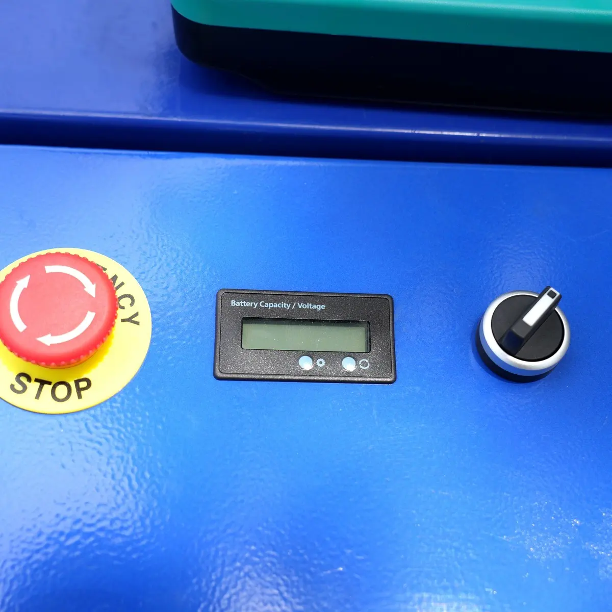 Emergency Stop and Voltage Display