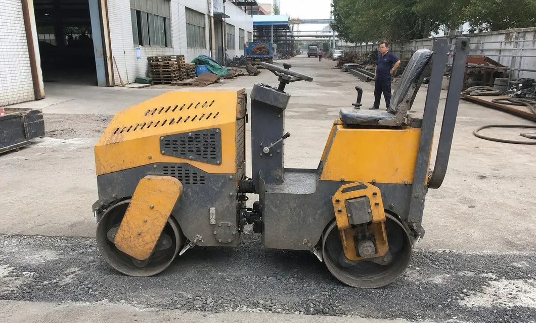 Maintains factory yard surfaces with compact, controlled repeated passes.