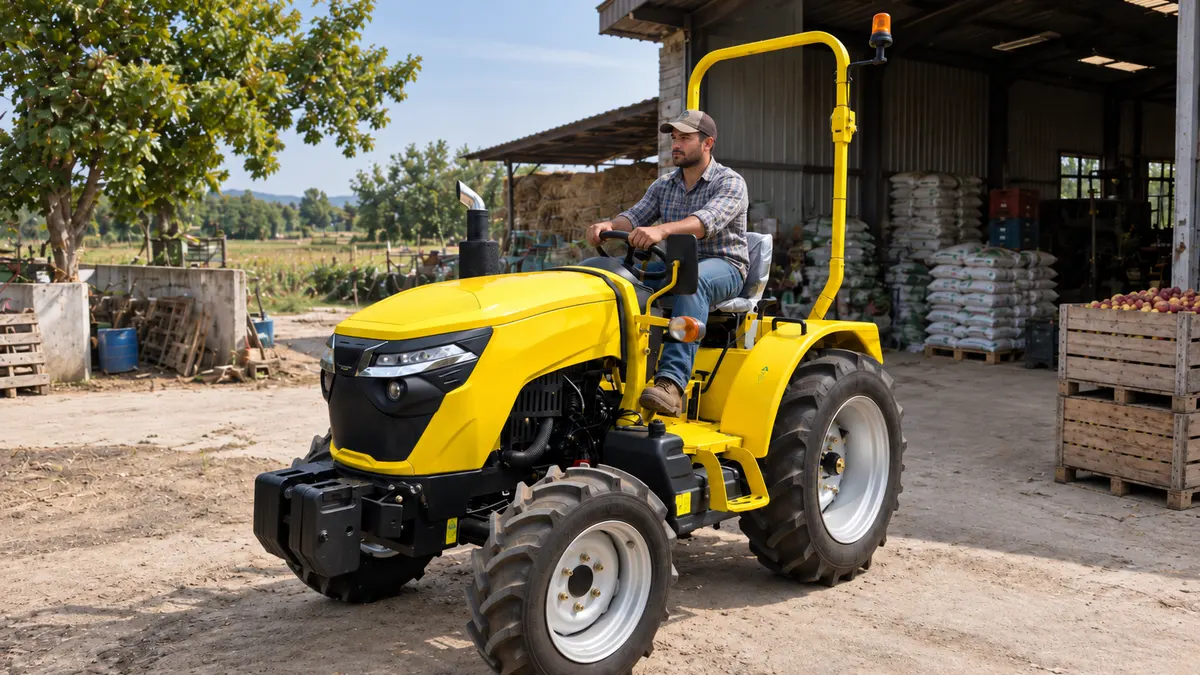 Viel Kraft bewegt Futter, Getreide und Vorräte über die Farm.