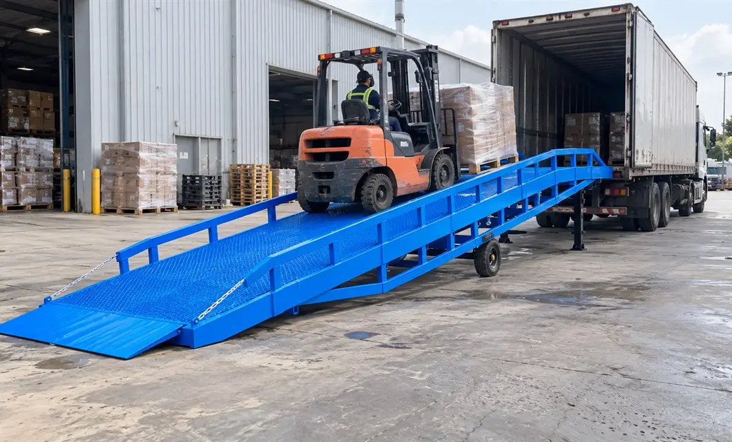Forklift Access For Trailer Loading