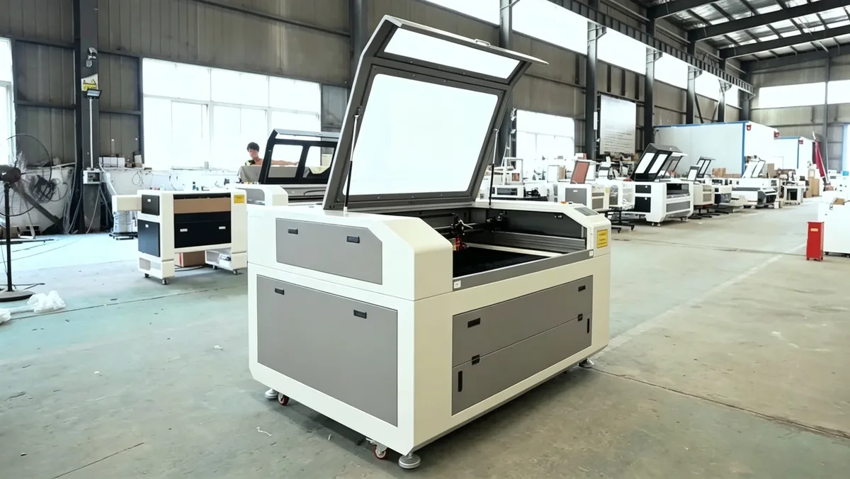 1390 Laser Engraving Machine — Appearance & Operation