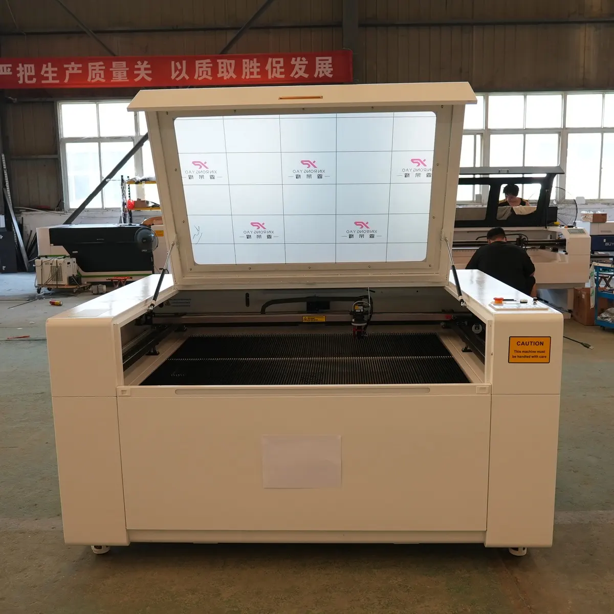 GE-1390 with CAD — multi-angle real-shot — front view