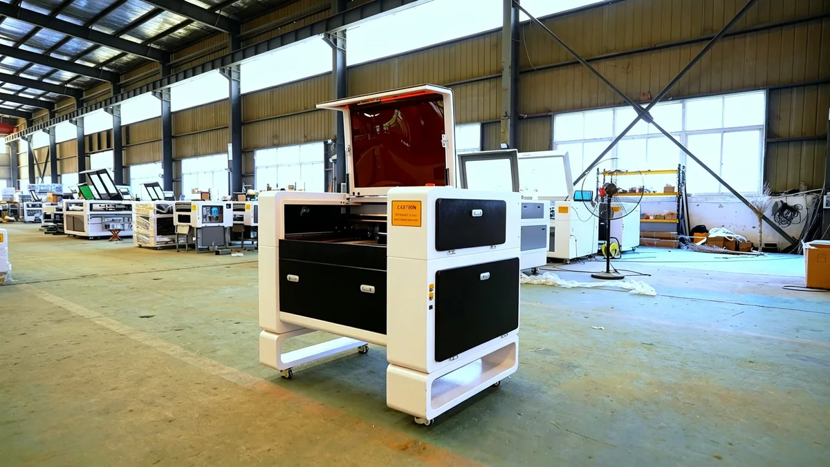 GE460 Laser Engraving Machine: Aparência e Operação