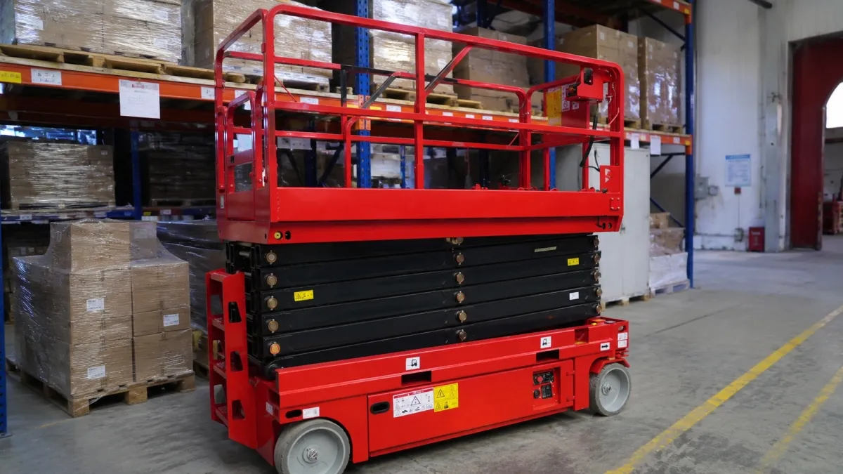 Warehouse logistics operations site