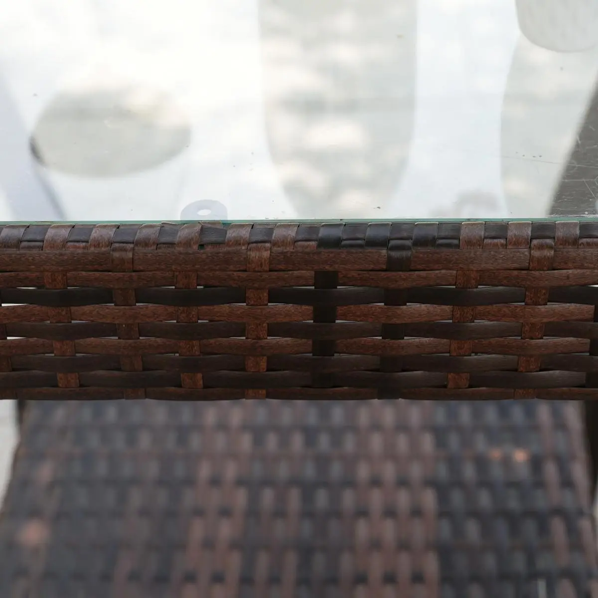 Verre-Table-Edge-Chaise-Siège-Détail