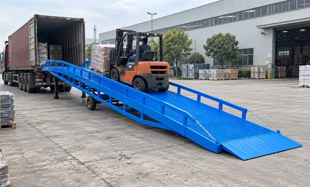 Ground Level Pallet Transfer To Truck