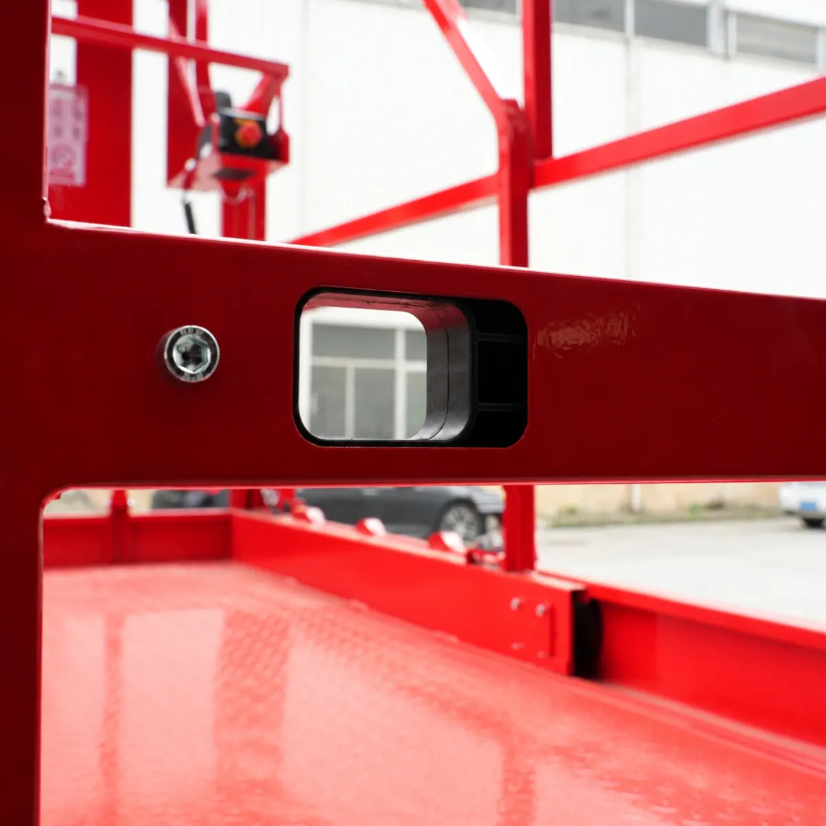 Guardrail Reflector and Platform Edge