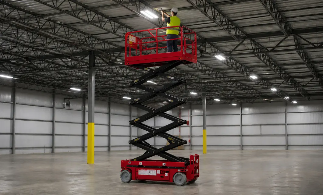 High Reach for Warehouse Lighting Service