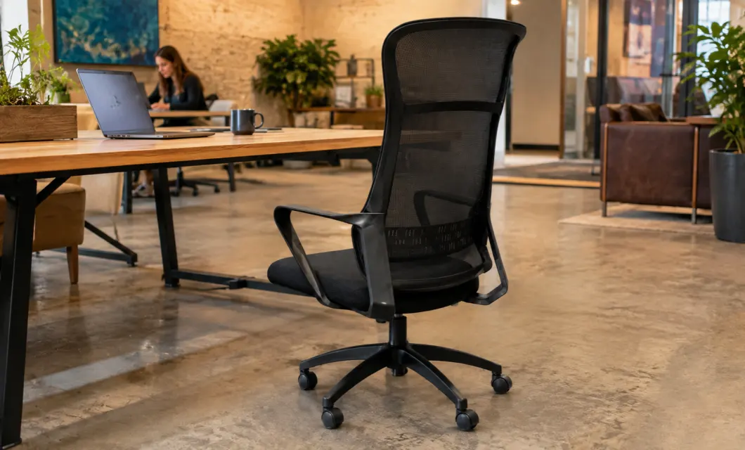 High back comfort for team spaces