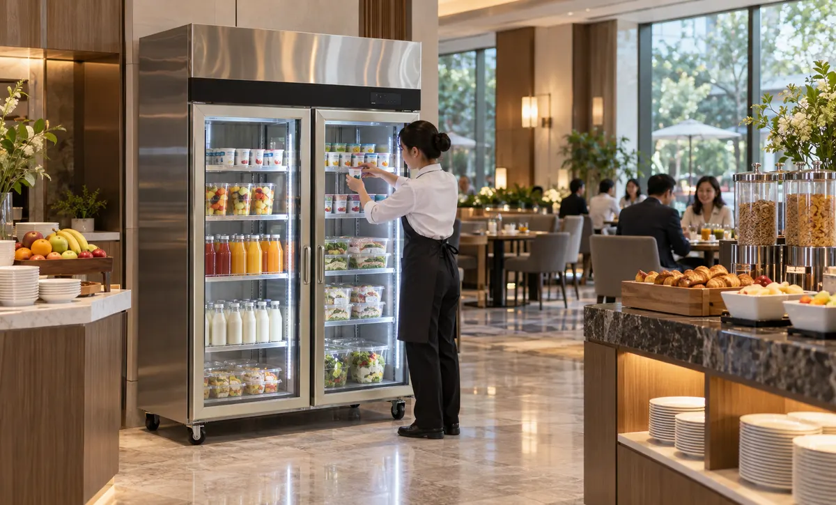 Hotel Breakfast Buffet Refrigerator