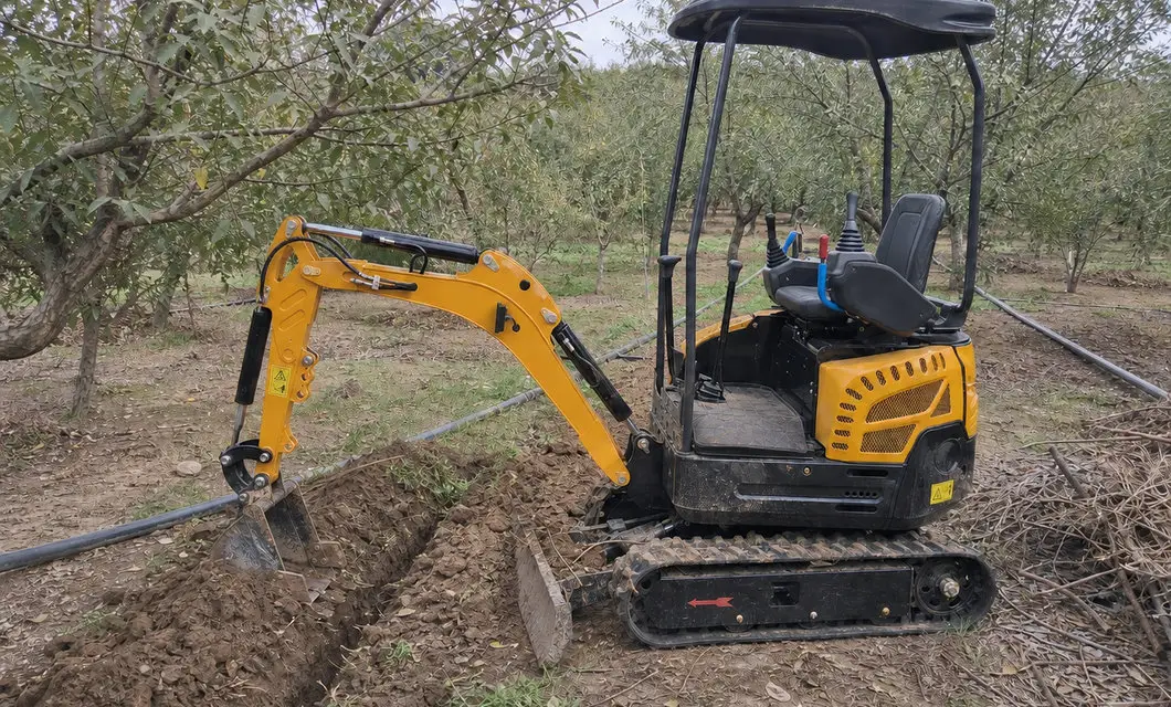 Obstgarten entwässerung zwischen Pflanz reihen unter Verwendung eines stabilen JH-15 zugangs