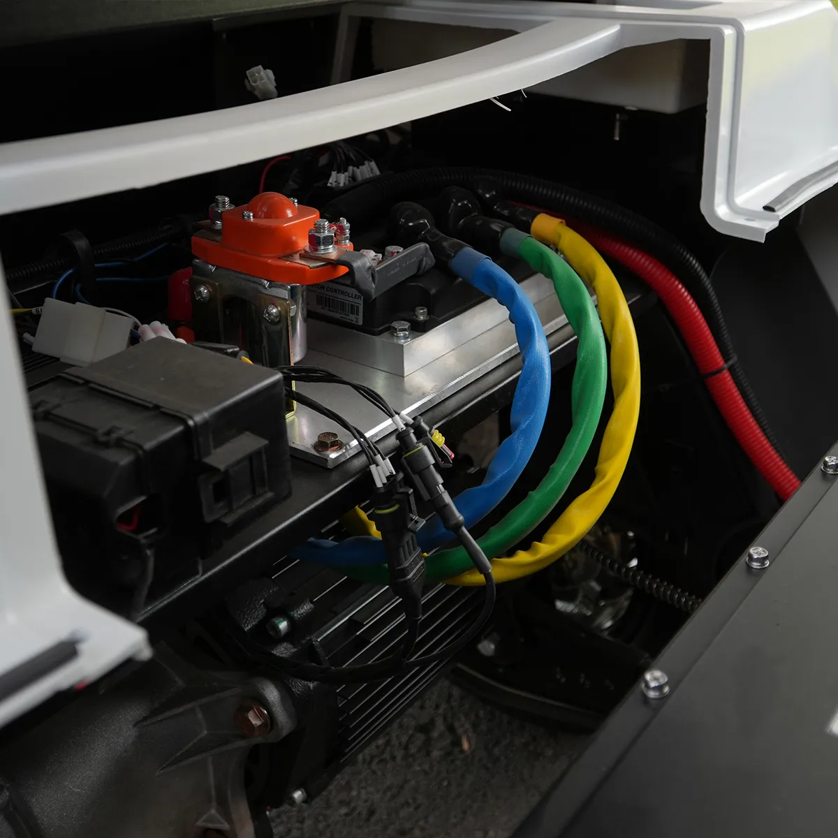 KPL H6 2GB-Vista detallada-Compartimiento de cableado del motor de potencia