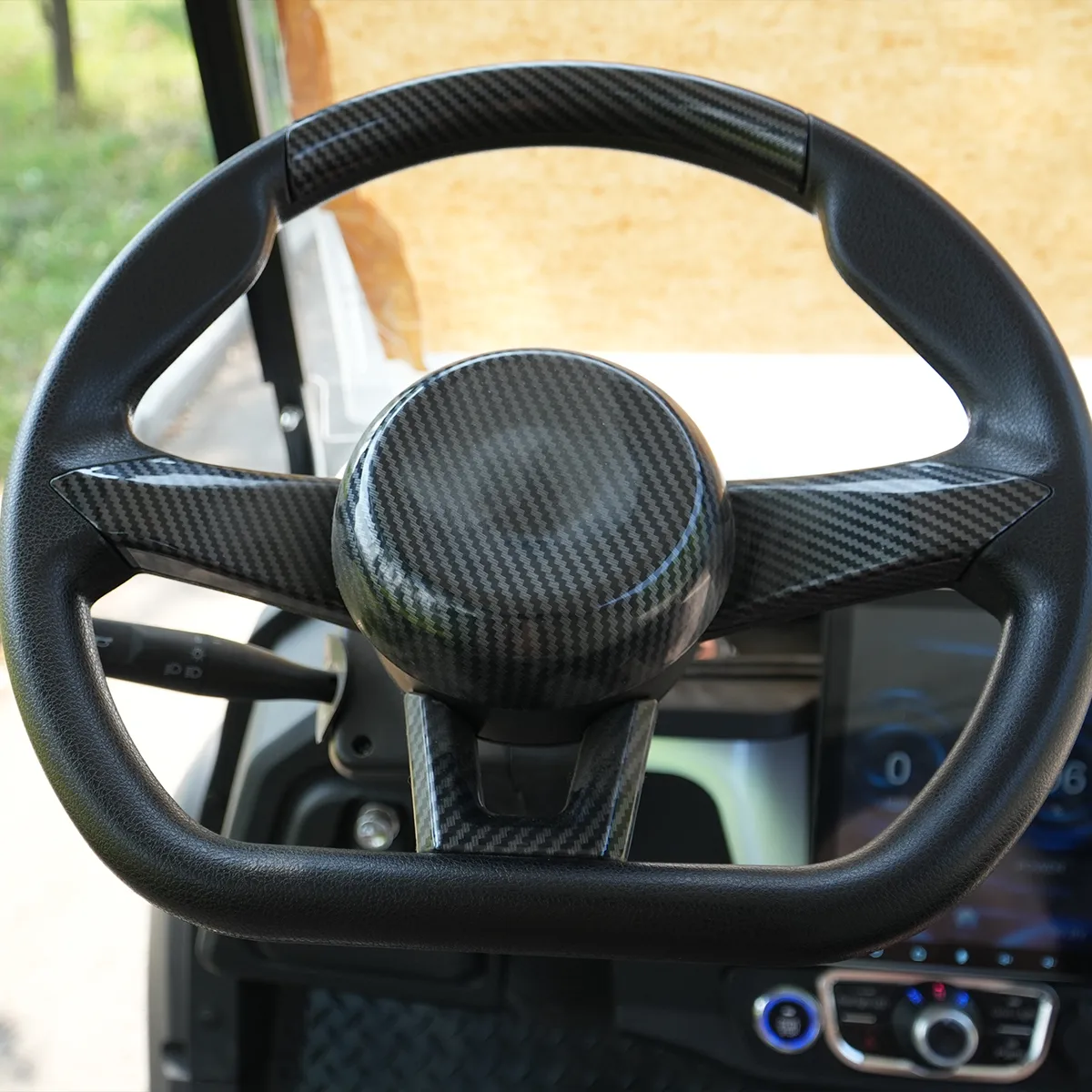 KPL H6 2GB-Vista al Detalle-Volante de Fibra de Carbono