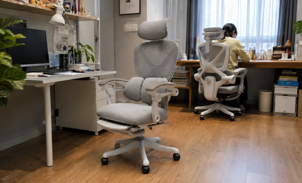 Light support for daily desk use