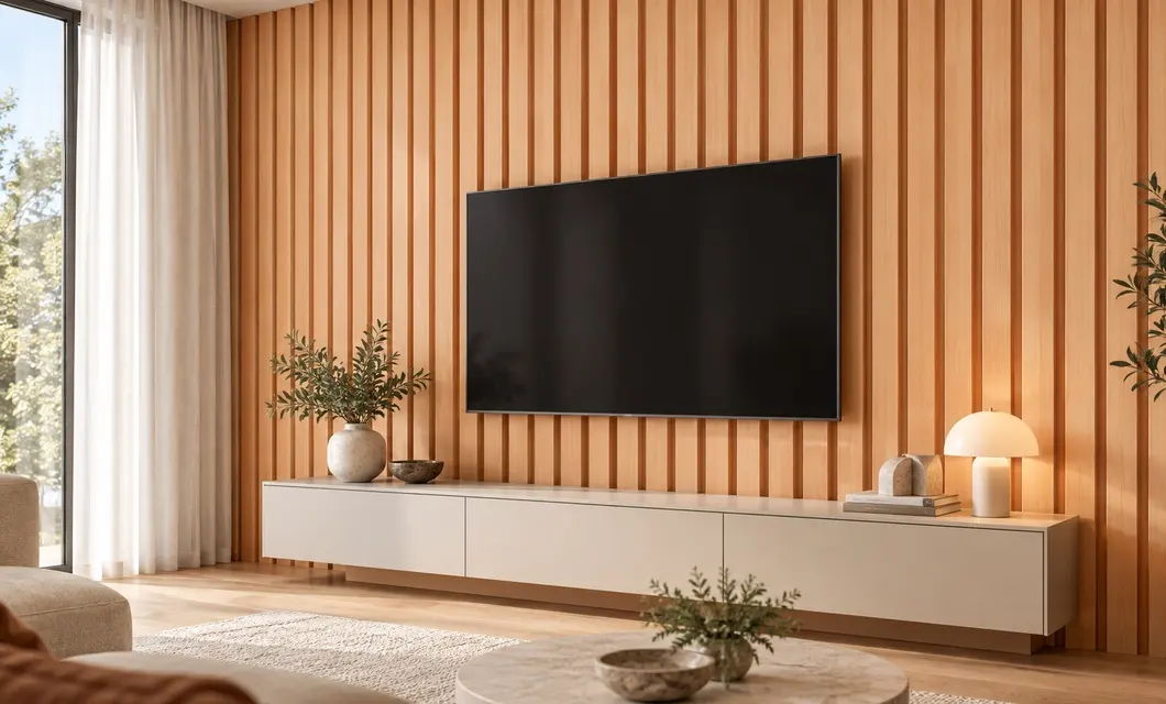 Living Room with Red Maple Rhythm