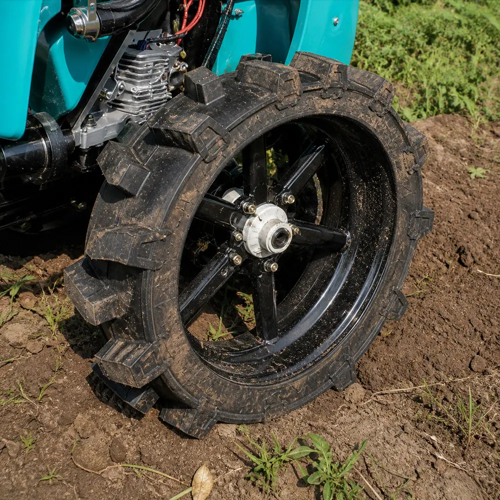 محور أبيض وعجلة العروة (Lug Wheel)