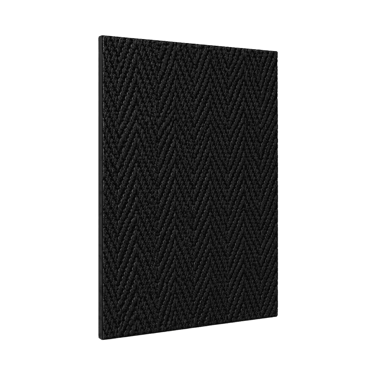 Black jute-woven soft porcelain