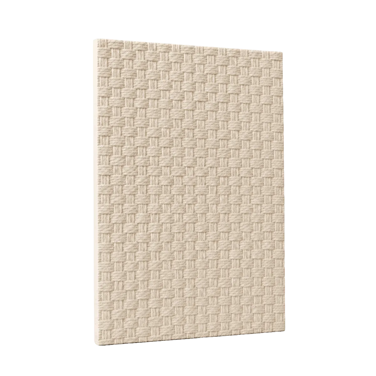Barnásfehér, szövetmintázatú, puha porcelán