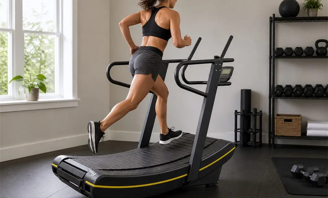 Manual cardio in a dedicated workout area