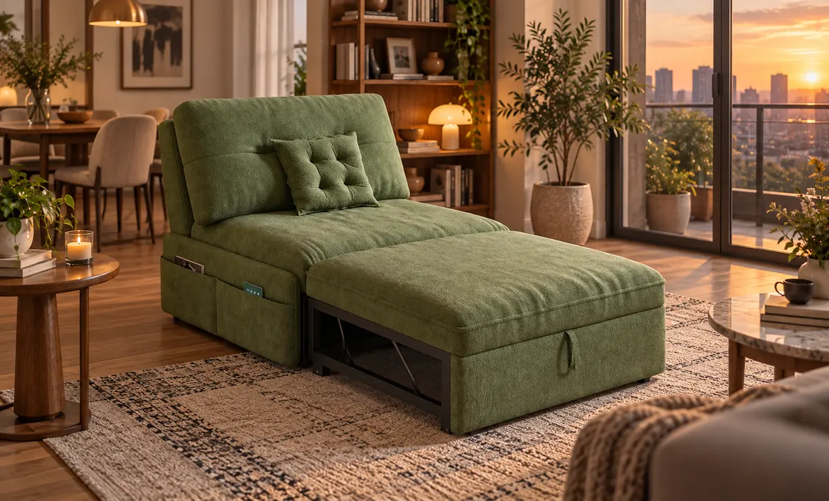 Modern Apartment Sleeper Chair