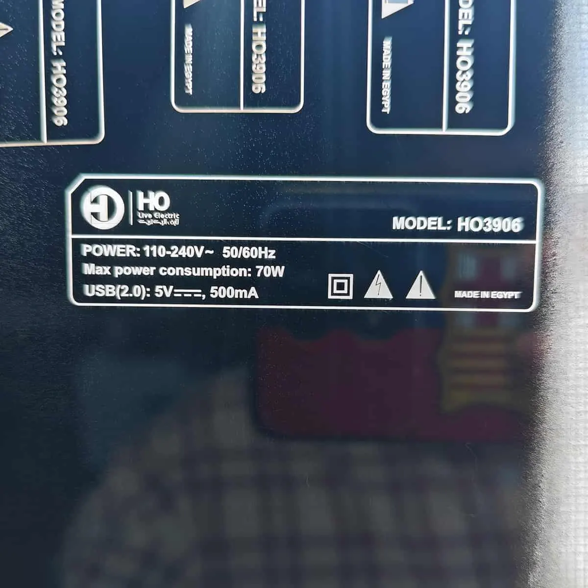 Nameplate Label