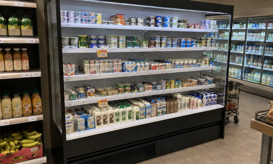 Retail Dairy Display